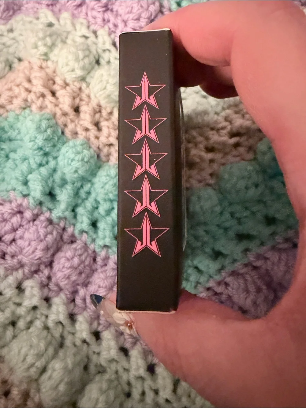 Jeffree Star Cosmetics Black Star Phone Ring NIB